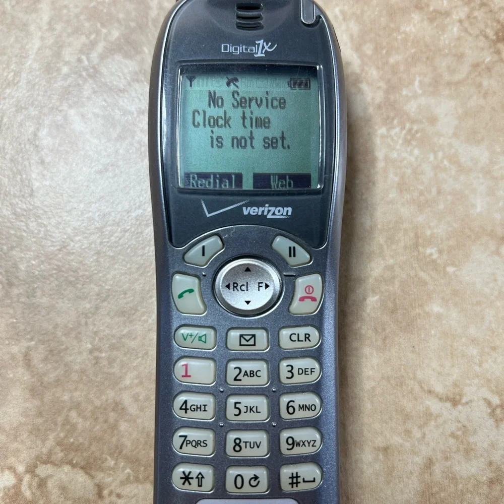 Vintage Audiovox Black and Gray Cell Phone